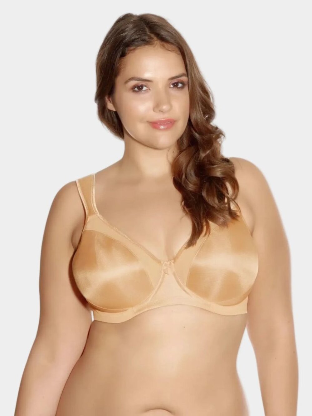 Goddess Hannah GD6131 Underwire Molded Side Support Bra Nude 42DDD NWOT